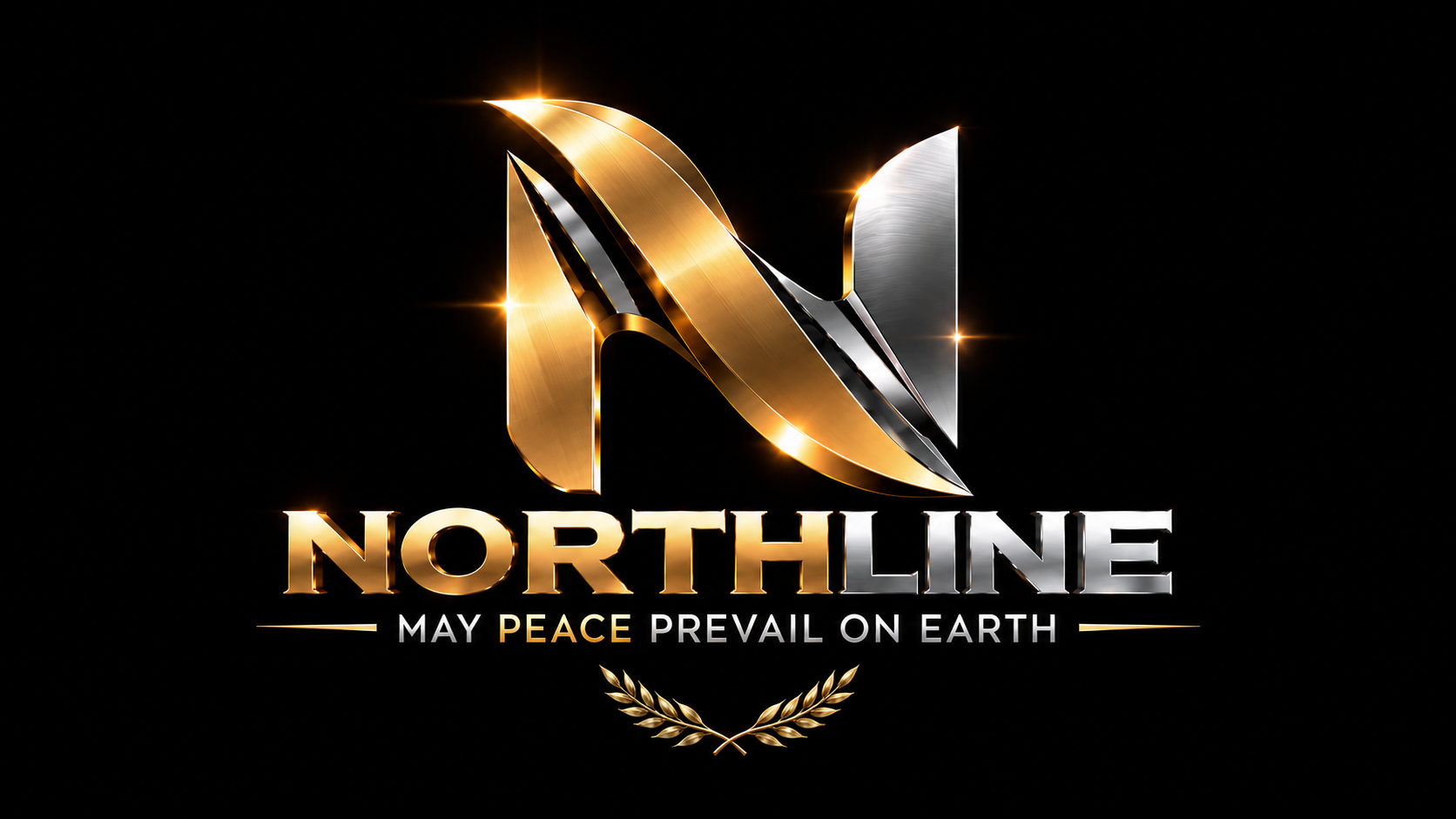 Northline gold and silver N emblem. May peace prevail on Earth.